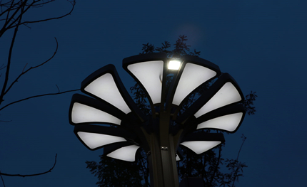 又一大型智慧路燈應(yīng)用案例，“智慧樹”亮相成都天府芙蓉園